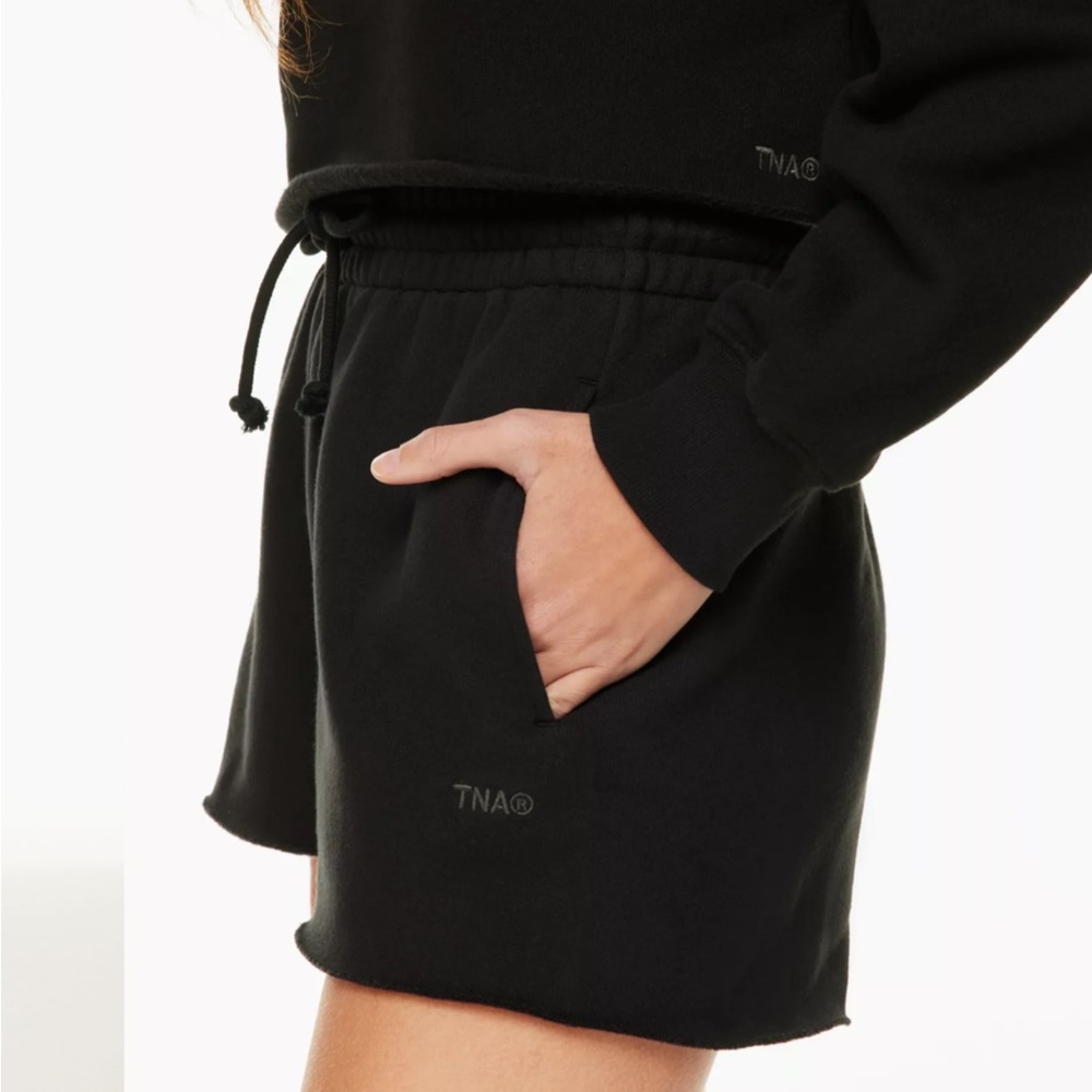 TNA Black Cozy Drawstring Women’s Shorts